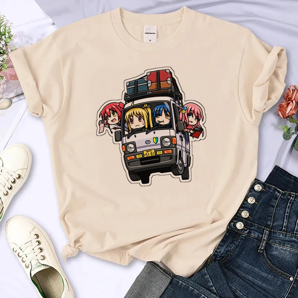 

Bocchi the Rock tshirt women Y2K harajuku top girl graphic clothing