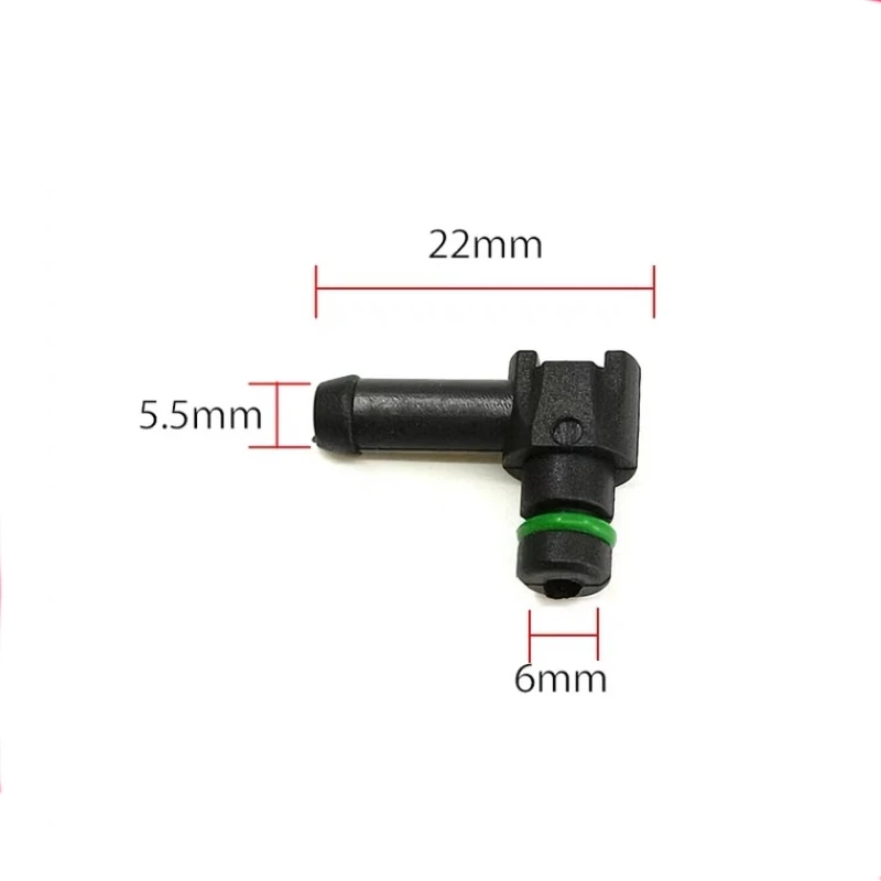 Diesel Injector Tube Diesel Common Rail Injector Nozzle Oil Return Joint T and L Type Tube Connector Denso Cummins Isuzu 4KH1