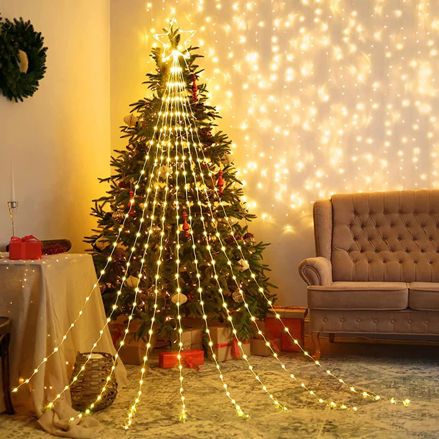 Universal Remote Control Christmas Tree Lights - Christmas Tree Decoration  Lights - Aliexpress