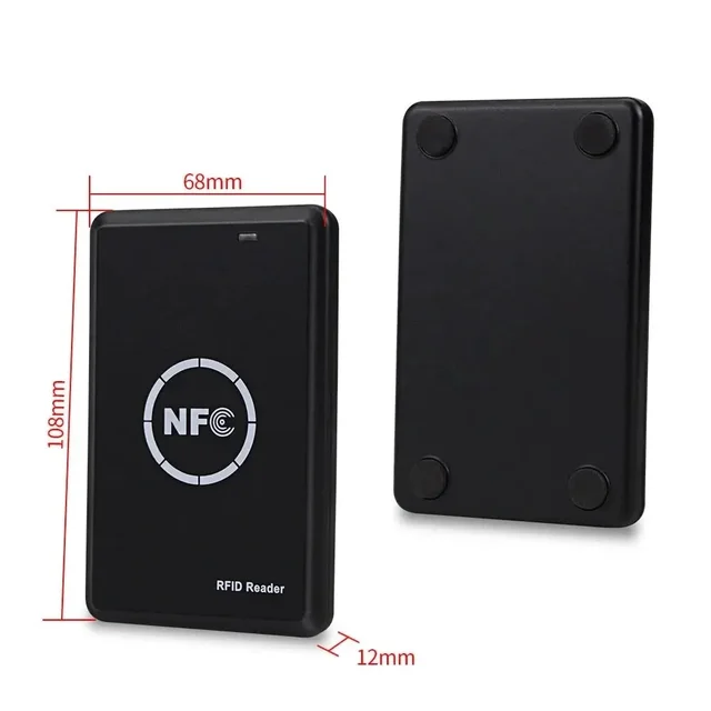 RFID Card Reader Copier Duplicator Key Fob NFC Smart Card Reader Writer 13.56MHz Encrypted Programmer Smart Keyfobs UID 3