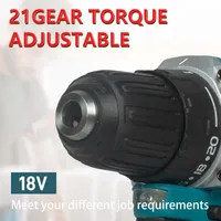 Makita DDF487 10mm brushless 18V lithium rechargeable impact drill, household hand drill, high torque electric screwdriver 2