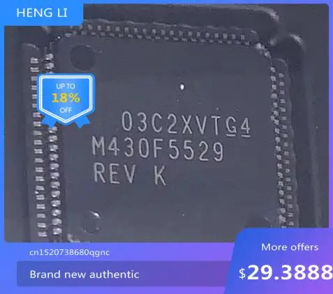 

100% NEW Free shipping MSP430F5529IPNR M430F5529 MSP430F5529 QFP100 MSP430F5529IPN