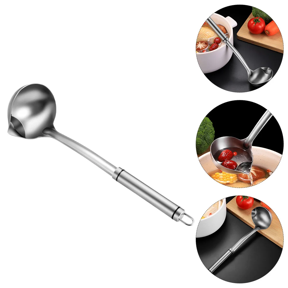 

Stainless Steel Oil Filter Spoon Kitchen Oil Filter Spoon Oil Soup Separation Spoon Oil Soup Separation Spoon (Silver)