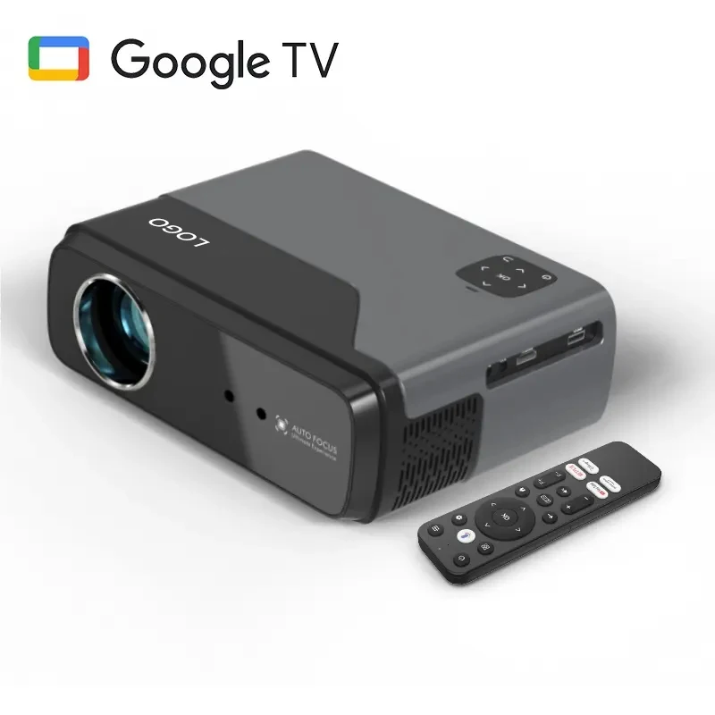 OEM A8+ 업그레이드 1200ANSI 루멘 구글 TV 4K 8K 영화 프로젝터 안드로이드 14.0 동글 프로젝터 NFC 지능형 음성 지원