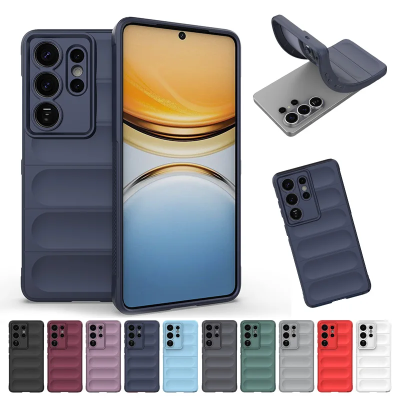 Shockproof Shield Phone Case with Soft TPU Frame and Flannel Lining Cover