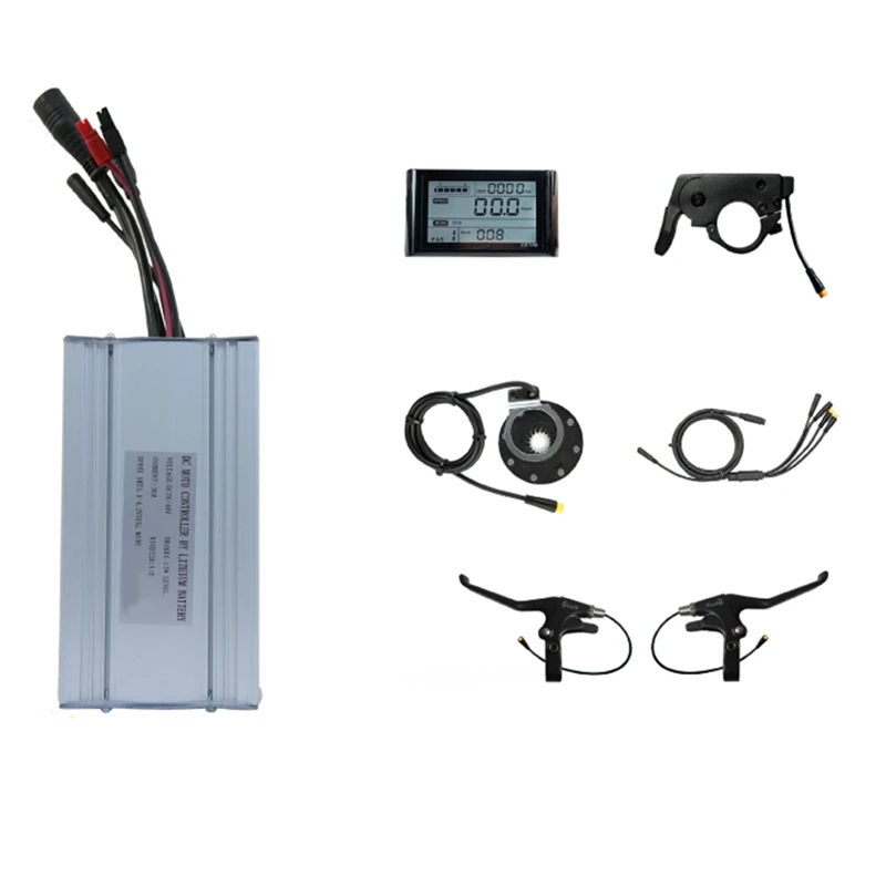 Kit Controller Testa Impermeabile 30A Kit Controller Ebike Scooter Elettrico Sw900 Display Controller Onda Sinusoidale 36/48 V1000W