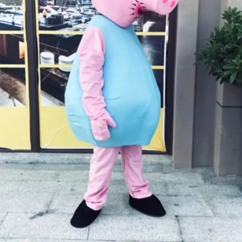 Cosplay Piggy Family Costume della mascotte Carnevale Party Performance Puntelli Indossabili Walking Cartoon Dolls Abiti fantasia - immagine 3
