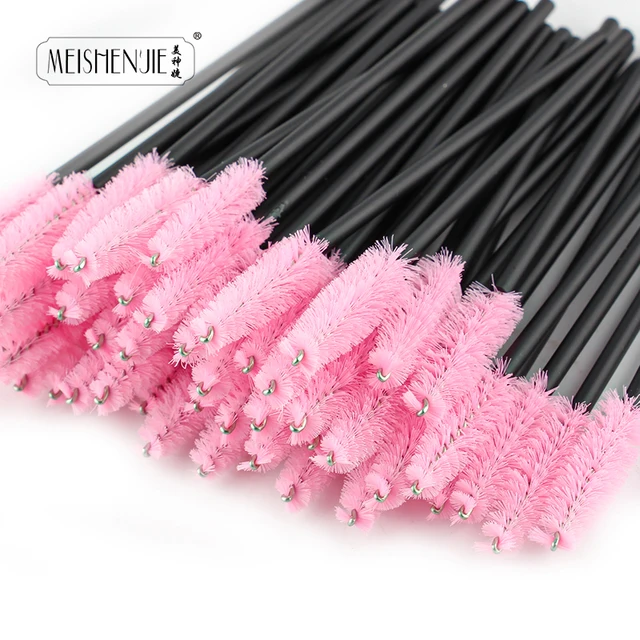 MEISHENJIE Disposable Eyelashes Brush Comb 5-50 PCS Eye Lashes Extension Mascara Wands Makeup Professional Makeup Beauty Tools