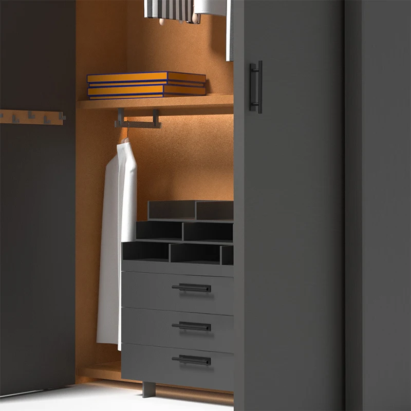 1pc Self-Adhesive Cabinet Handles Punch-Free Wardrobe Door Drawer Knobs Hardware Pulls Bar Handle Cabinet Handles Door Handles