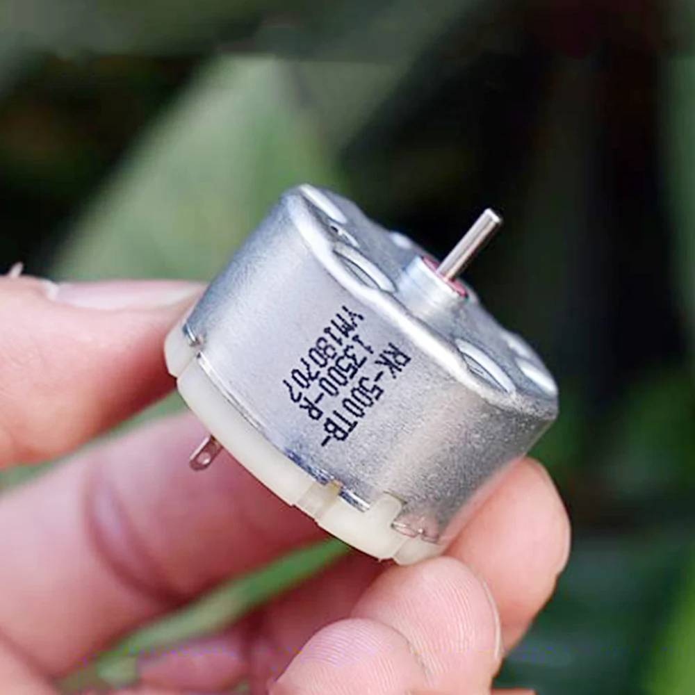 Mini Smart Sweeping Robot Motore Elettrico Mini 500 Dc Motor Dc 6V-12V 5600Rpm Grande Coppia Spazzola Di Carbone Motore Spazzatrice Intelligente