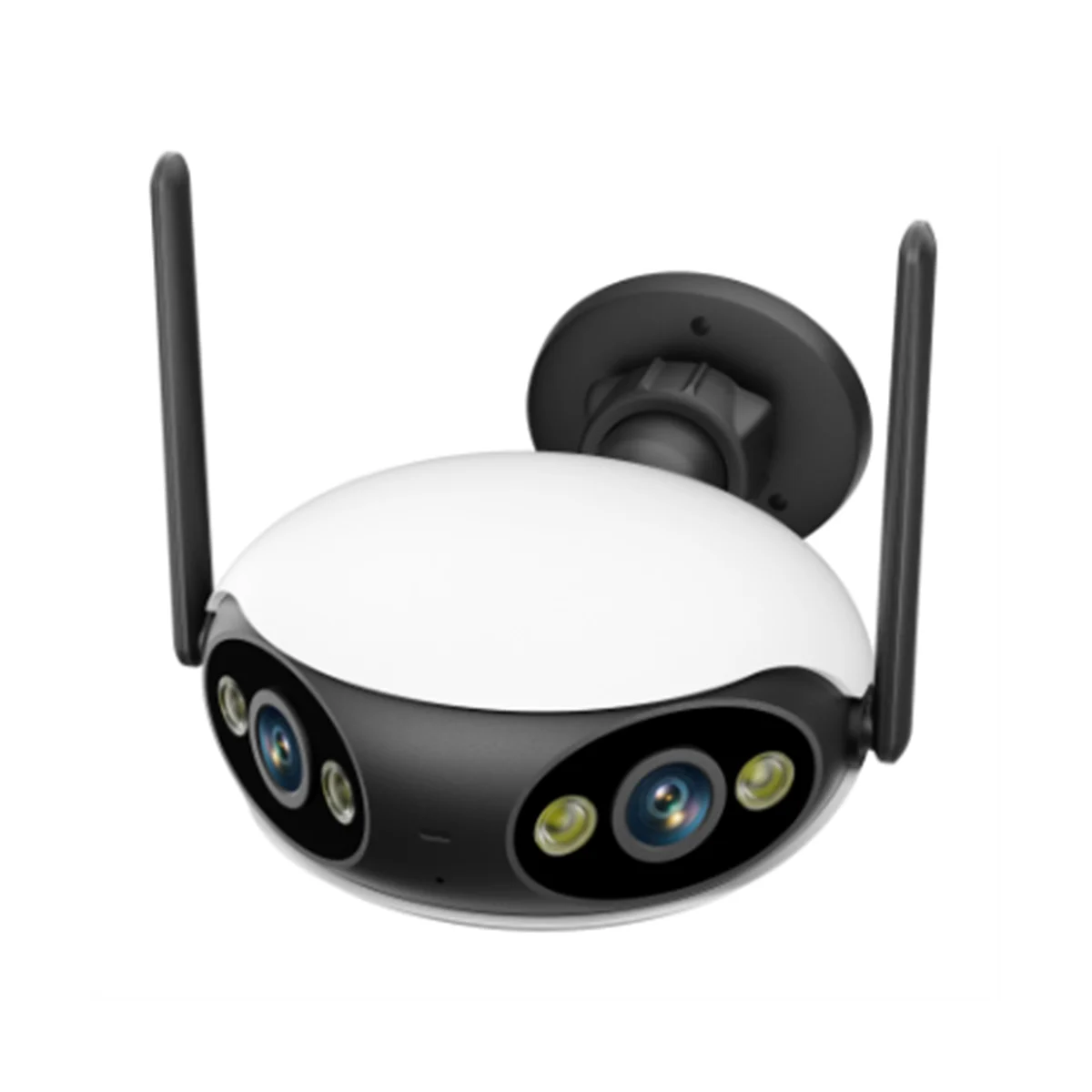 

Wifi Outdoor Security Camera 4MP 180° Ultra Wide View Angle Humanoid Detection AI Auto Tracking Surveillance EU Plug