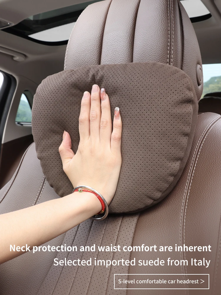 Car Neck Pillow For Kia GT Line K5 Sportage Picanto Rio Cerato Soul Carens Seltos Car Headrest Neck Support Seat Lumbar Cushion Soft Neck Pillow car neck pillow