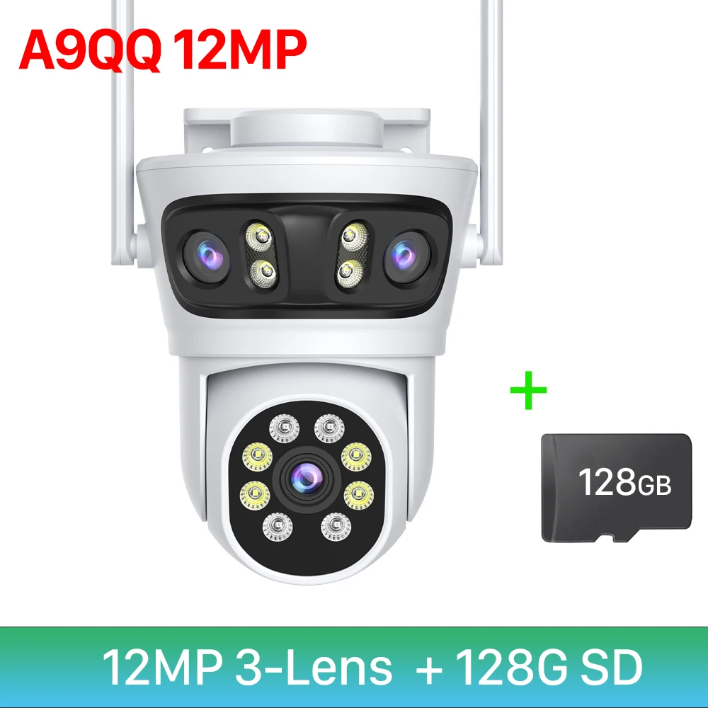 كاميرا IP ثلاثية 6K واي فاي متحركة