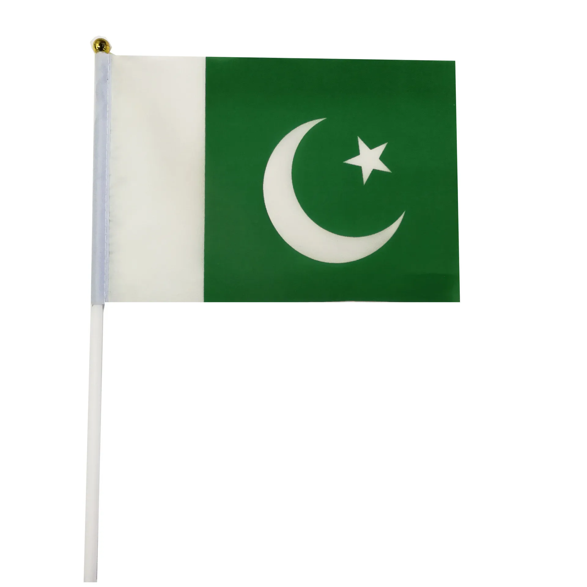

CCHJ Pakistan hand flag 100 (21*14cm) Pakistan hand flag with plastic pole