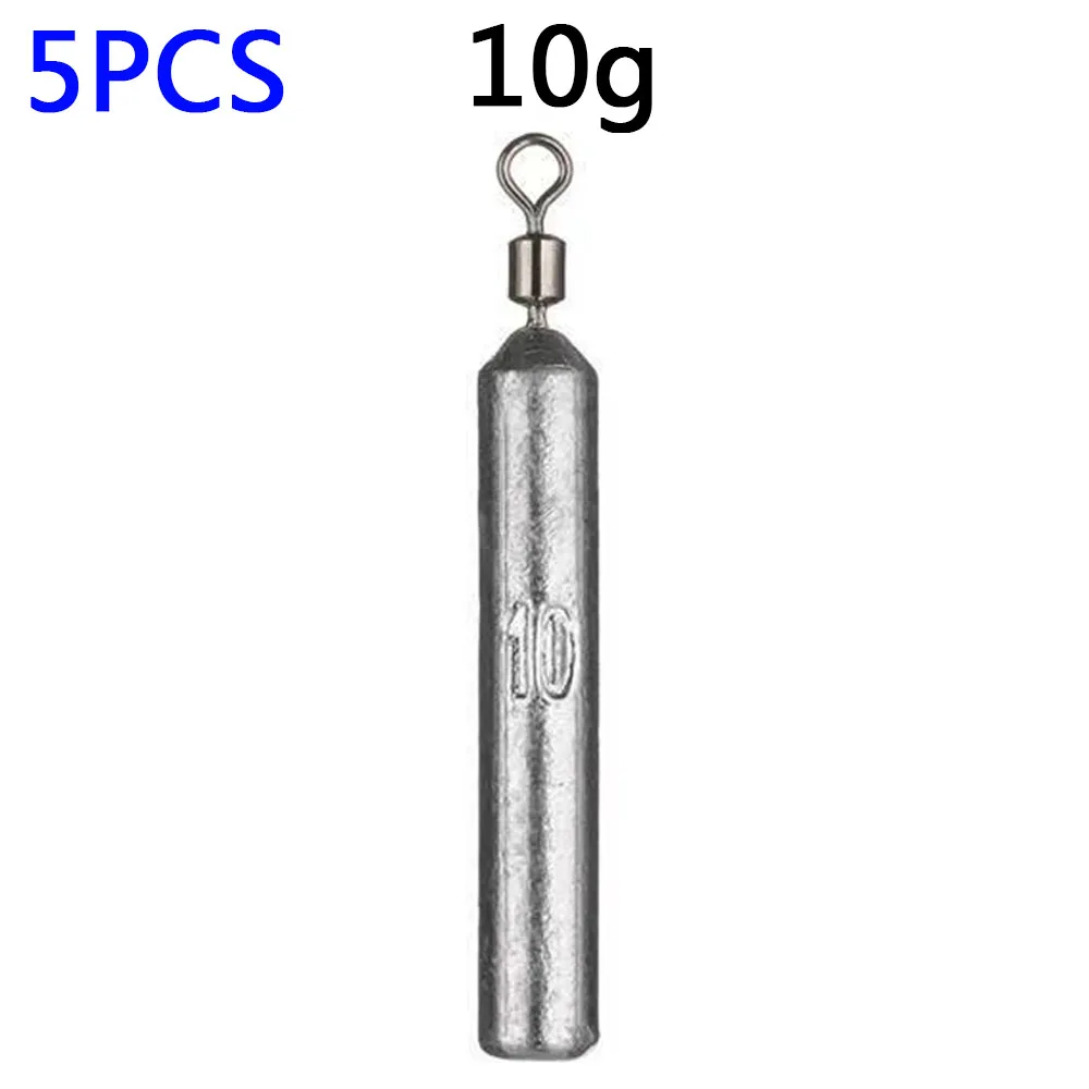 Precision Casting Fishing Sinkers - Assorted Weights (5-Pack)