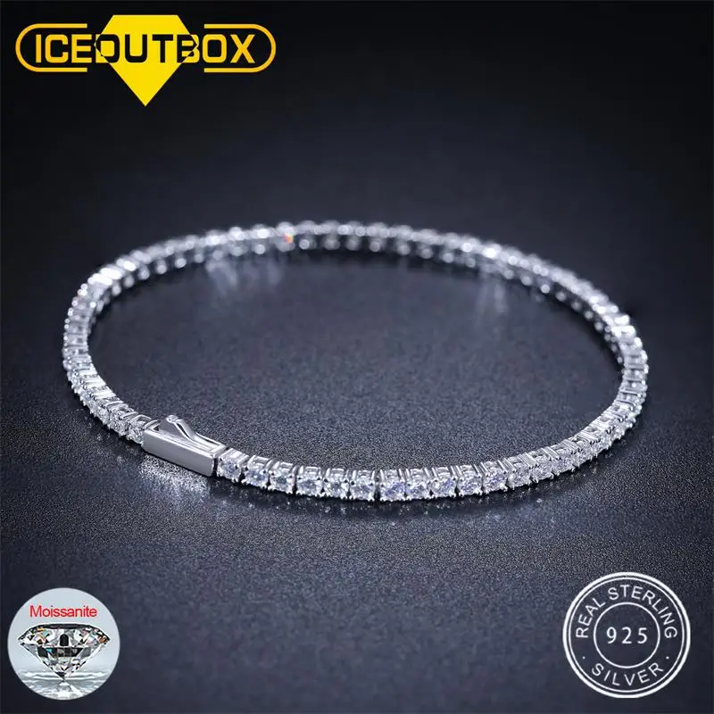 4.3グラム 10K VVS 2連テニスブレスレットMOISSANITE 4.3グラム 10K VVS 2連テニスブレスレットMOISSANITE - メルカリ