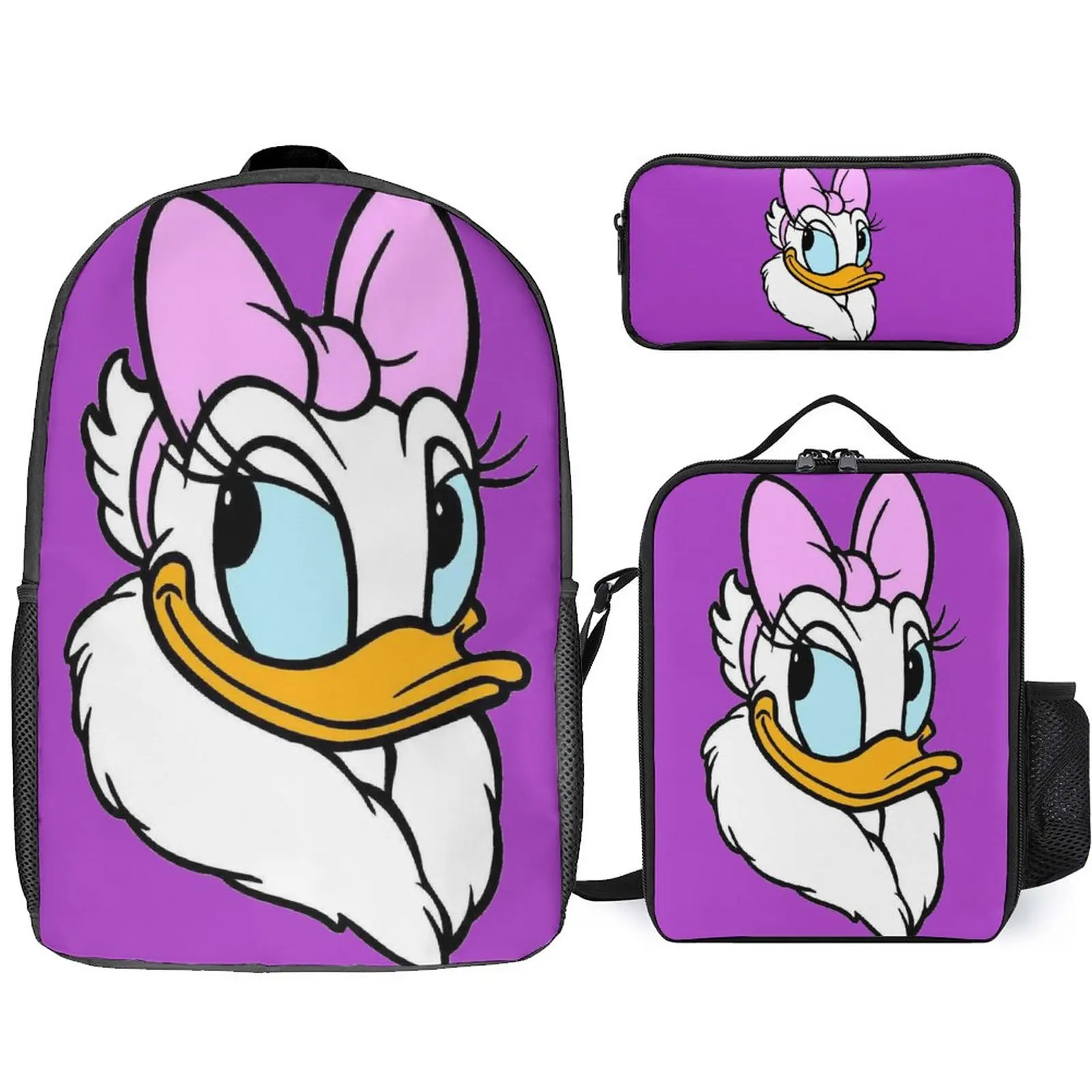 

Disney Animation Fan Cute Cartoon Backpack Backpack Set Character Print Custom Backpack Pencil Box Meal Bag