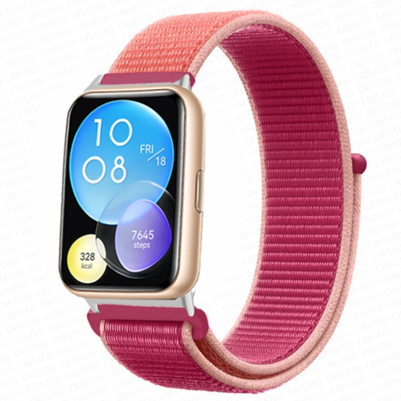 Enhanced Nylon Loop Band Smartwatch Replacement Wristband Bracelet - Durable and Stylish Nylon Strap