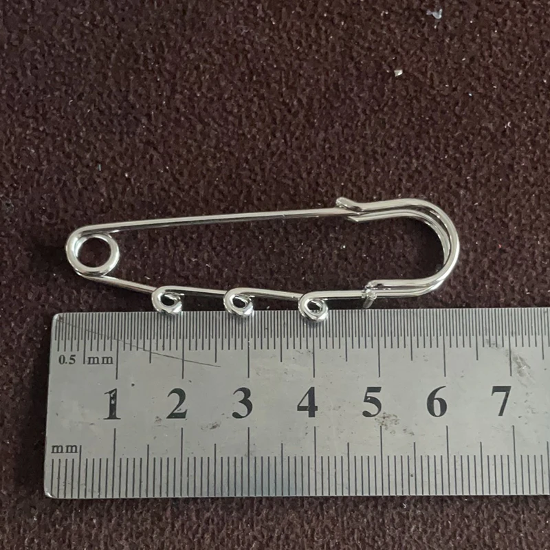 286mm Coiless Safety Pins 1 Inch Small White Safety Pins Kilt Pins Broochs  Metal Safety Pins Bar Pins-200pcs 