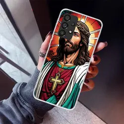 Christian Cross Design Phone Case - Elegant and Protective - Samsung A24 (TB727 - 7)