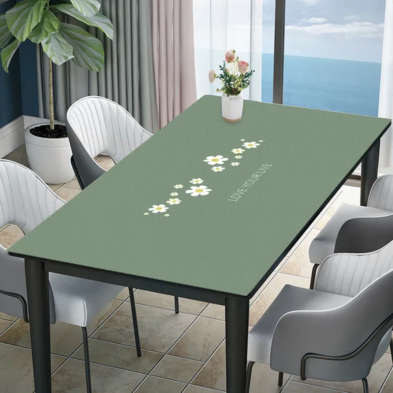 

Table Clothes for Dining Table Nappe DRectangulaire Taushion Table Cushion Pu Leather Tablecloth 32MJFDXJB01