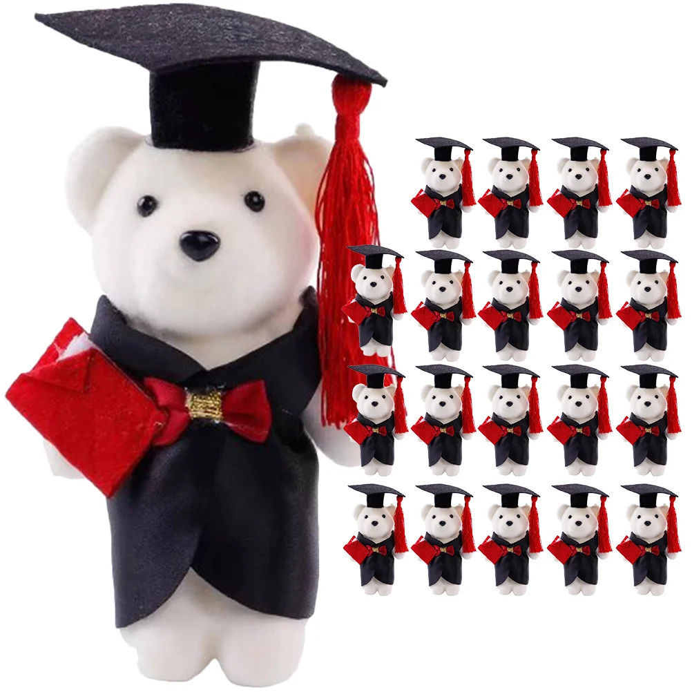 

Bears To Plushiess Dolls Graduation Gifts Graduation Bear For Bouquet Decor Bouquet Packaging Materials Graduation Gifts