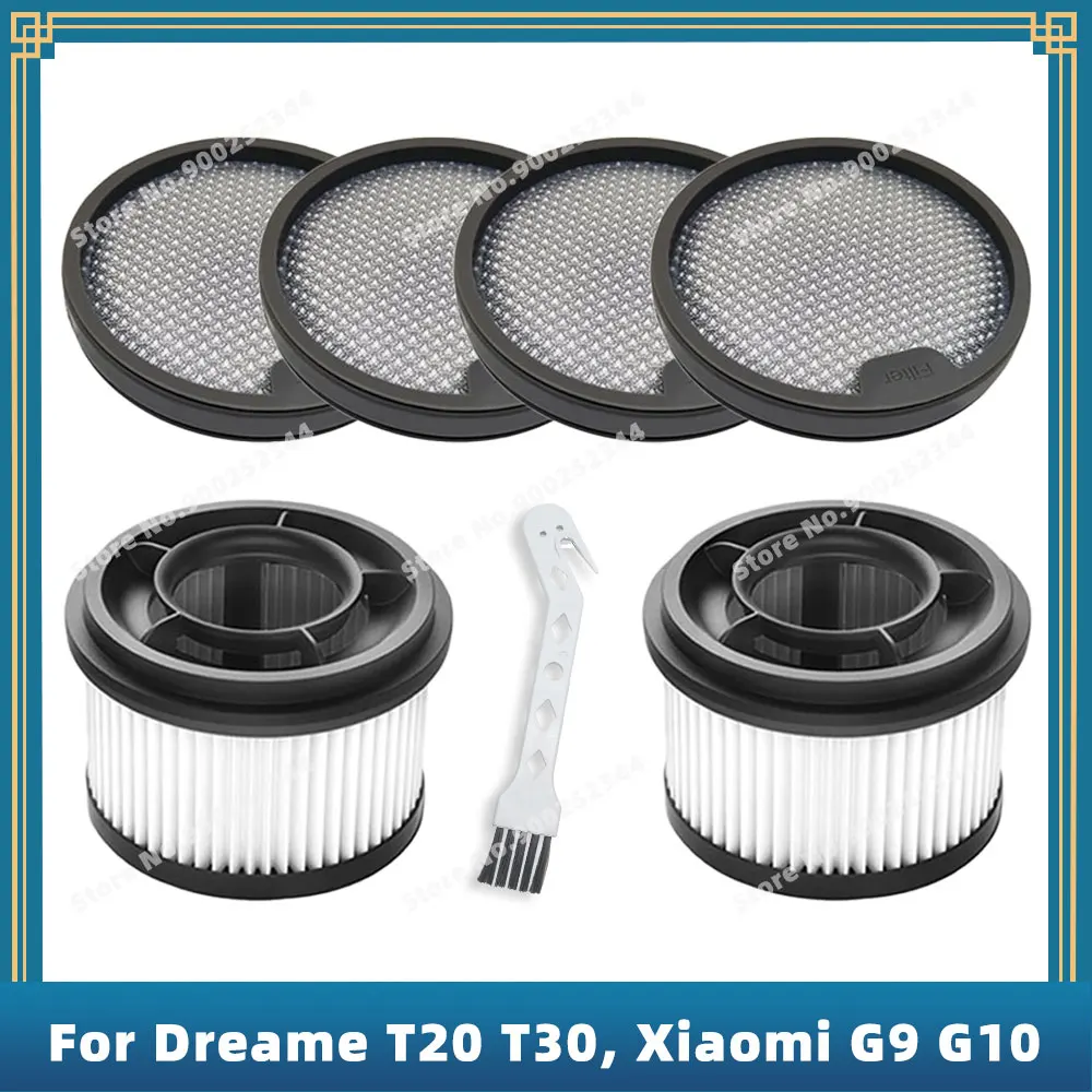 

Compatible For Dreame T10, T20, T20 Pro, T30, T30 Neo, R10, R10 Pro, R20, Xiaomi G9 G10 Parts Accessories Front HEPA Filter