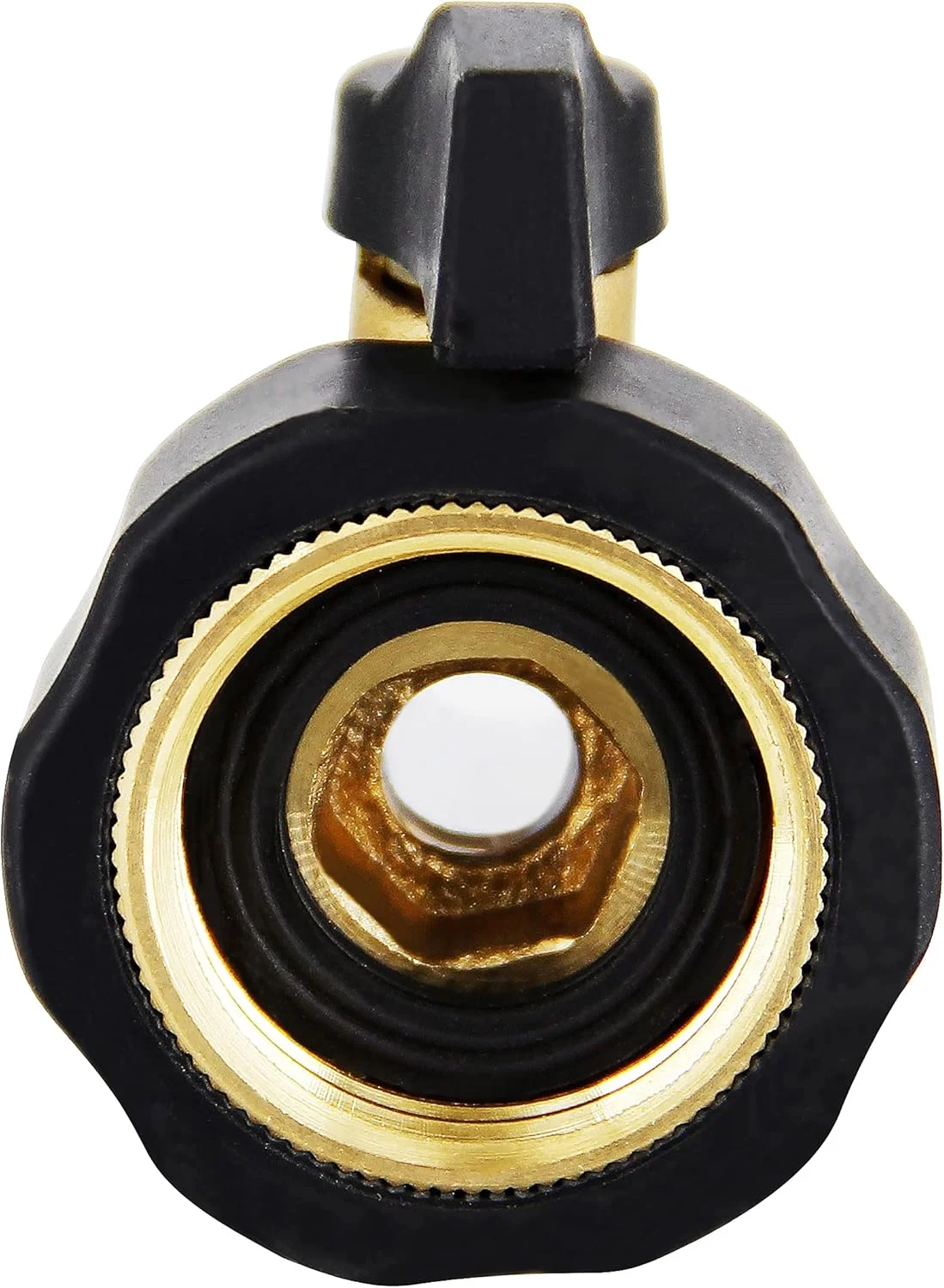 【Best SKU活动价 Guaranteed】 Bulk orders only. Contact customer service.One-way Brass Hose Connector with Valve Garden Hose Shut-off Valve.