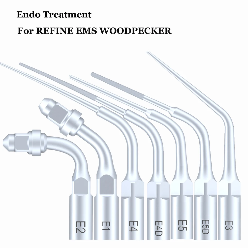 

For REFINE EMS MECTRON WOODPECKER 1PC Dental Ultrasonic Scaler Handpiece Tips Dental Endo Treatment E1 E2 E3 E4 E5 E6 E7 E8 E9