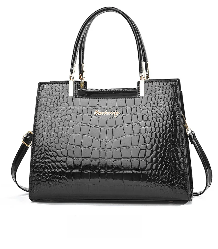 Women's Alligator Embossed Handbag Versatile Shoulder Crossbody Bag_voghion.com