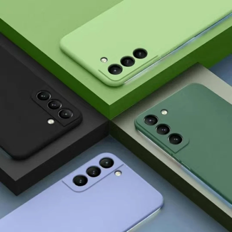 Soft Liquid Silicone Phone Case Cover - Enhanced Protection & Sleek Design