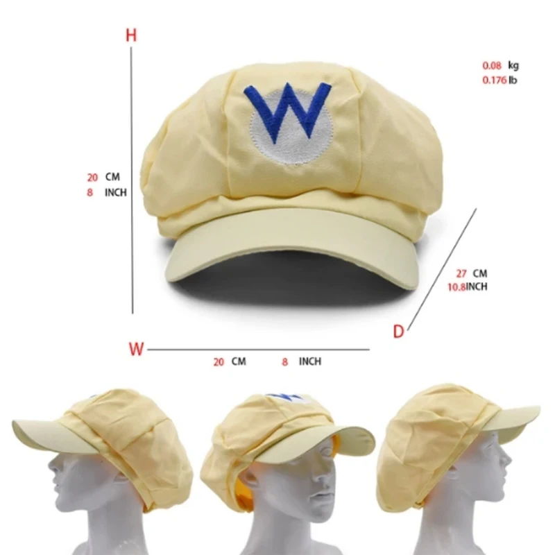 40 Bottoni Super Grandi, Mario Waluigi Mario, Giallo, Per Costume, Travestimento, Salopette Di Carnevale, Uomo E Donna, 40 Pezzi - Foto 4