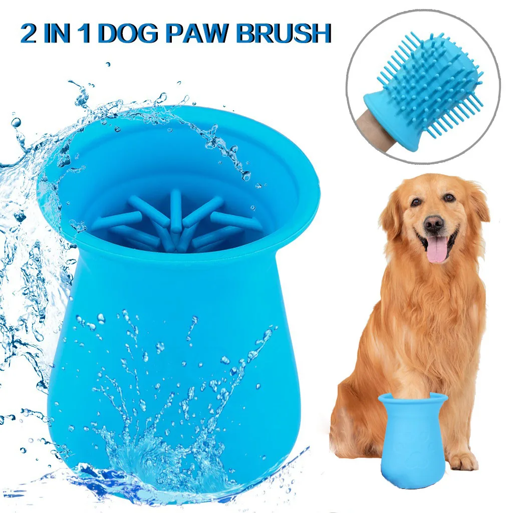 Silicone Pet Towel Foot Washer Dog Accessories Paws Cleaning Dog