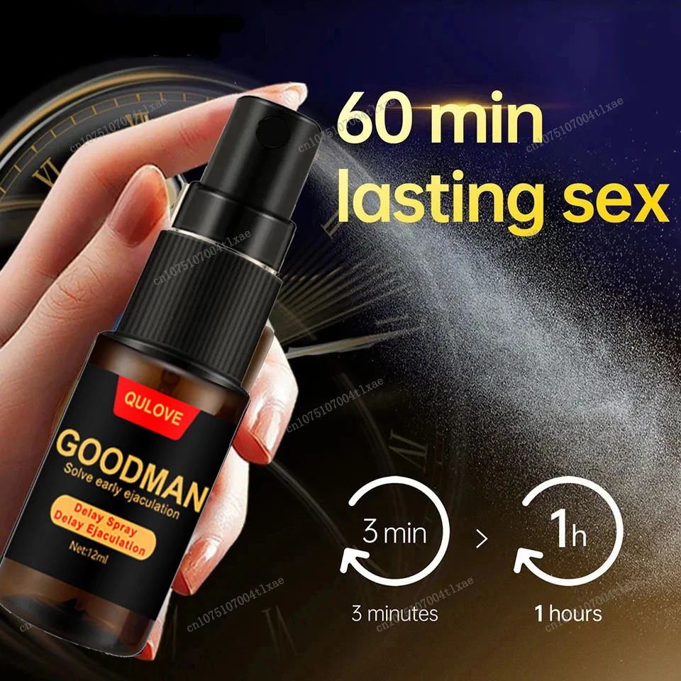 Male Sex Delay Spray Long Lasting 60 Minutes Spray Prevents Premature Ejaculation Intense Product delay time spray penile delay spray