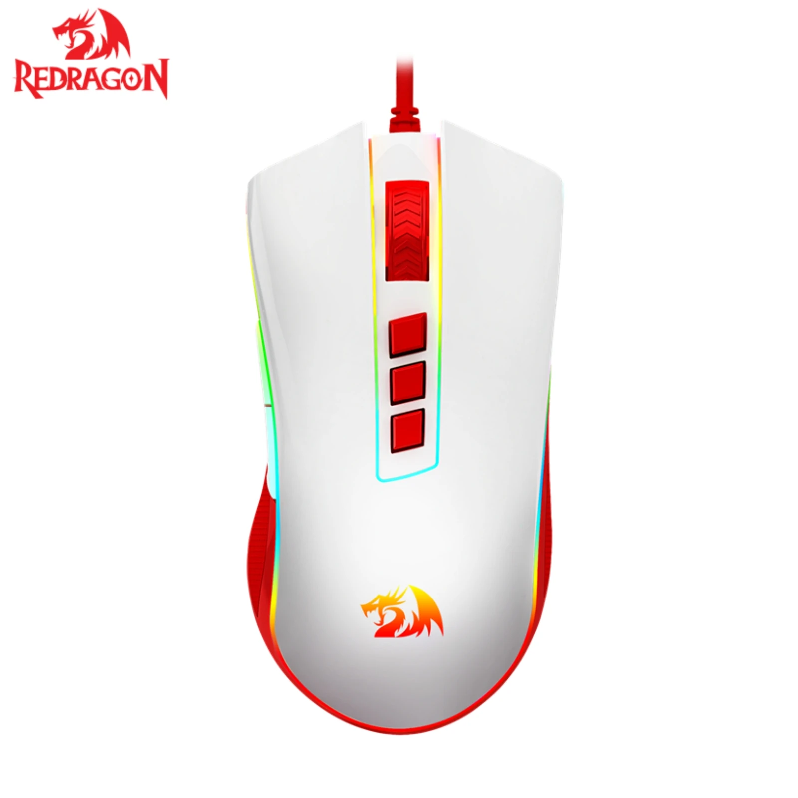 Kit Gamer Redragon Teclado Mecanico K551 Mouse Gamer M711-FPS Mousepad  Gamer Extra Grande