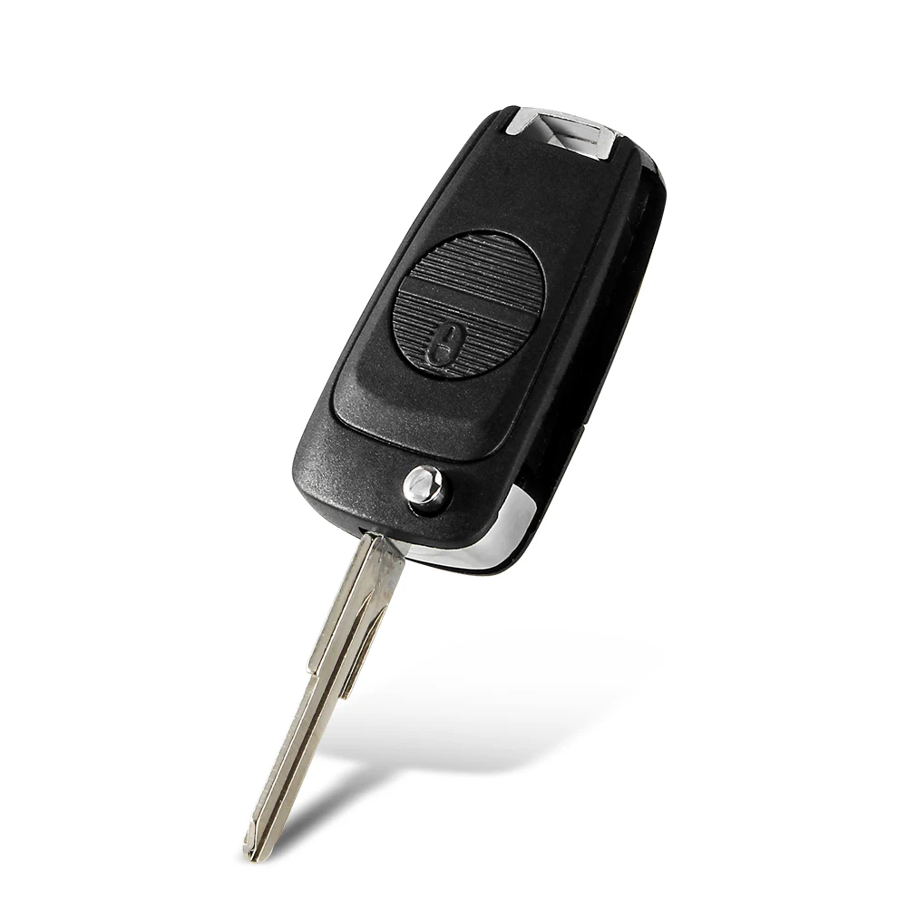 Car key shell KEYYOU Modified Folding 2 Button Auto for Nissan Micra Almera Primera X-Trail Replacement Remote Key Cover Case