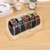 5 Grid Belt Organizer Box Transparent Acrylic Belt Display Case for Tie Bow Tie Women Men Belt Holder 3