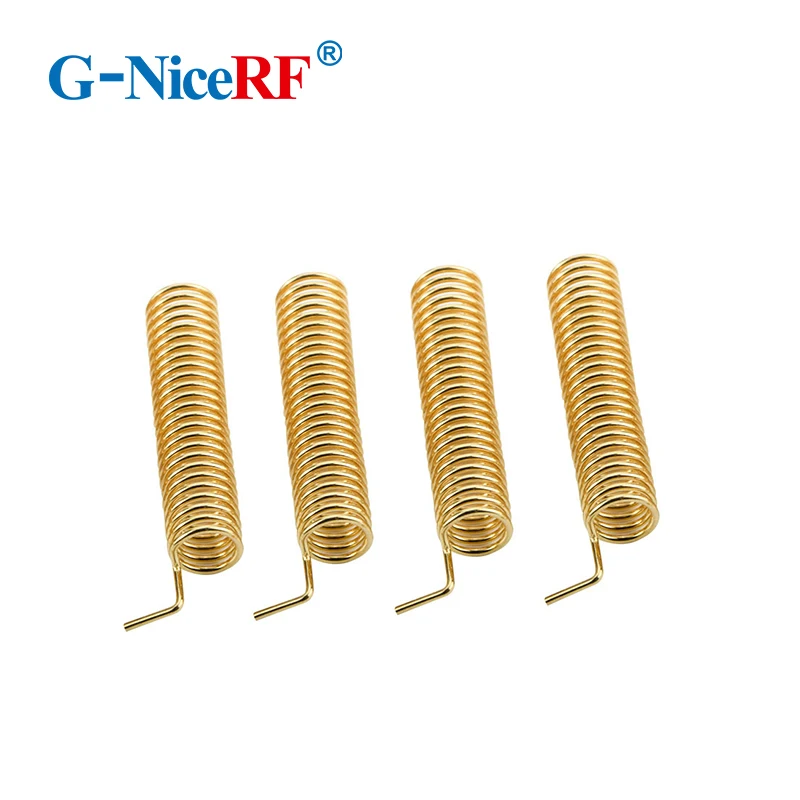 Free Shipping 30PCS 2.15 dBi Gain Gold-Plated Helical Antenna SW433-TH22