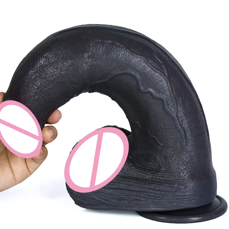 Dildo XXL Trasparente, 32 X 6 Cm, Dildo Realistico, Grande Con