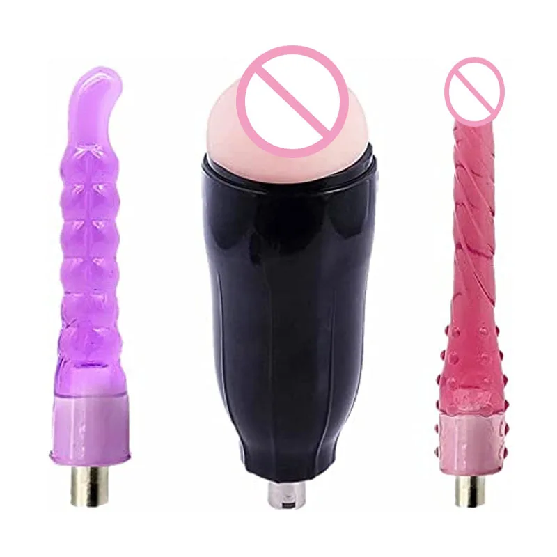 Sex Toy Male Masturbation Cup Automatic Sex Machine Dildos Attachment 3XLR Connector With Male Masturbator Cup Realistic Pussy Pocket For Men Women