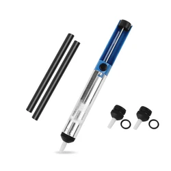 Stylo d'extraction de presse professionnel, ventouse de soudure, dissolvant de pompe d'aspiration de fer à souder, outil de travail pour trou de maison avec buses de remplacement 
