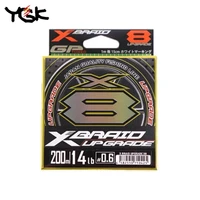 Original YGK X-BRAID UPGRADE X8 Fishing Line 8 strands Super QUAILTY 14LB 16LB 40LB 60LB 150M/200M Japan SEA Fishing PE Line 2