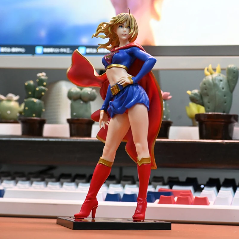 

Dc комикс Bishoujo Supergirl ПВХ экшн-модель супер герой девушки фигура Коллекционная модель игрушки кукла подарок