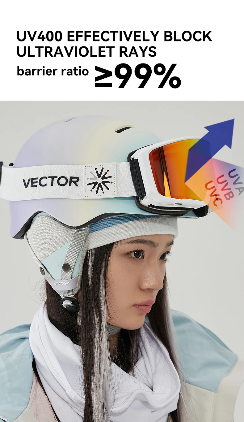 VECTOR Double Layer Magnetic Ski Glasses 