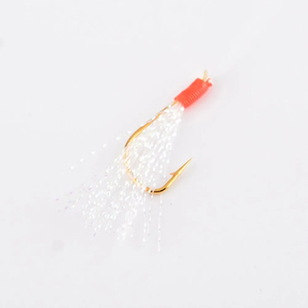 6pcs/Pack Sabikis Soft Fishing Lure Rigs Bait Jig Lure Feather Herring Bait Fishing Rigs Set