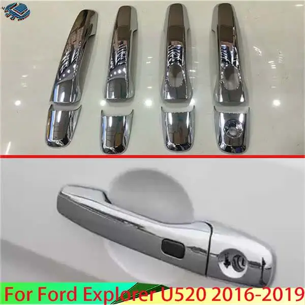 Декоративные аксессуары для Ford Explorer U520 2016-2019 хромированная крышка дверной ручки