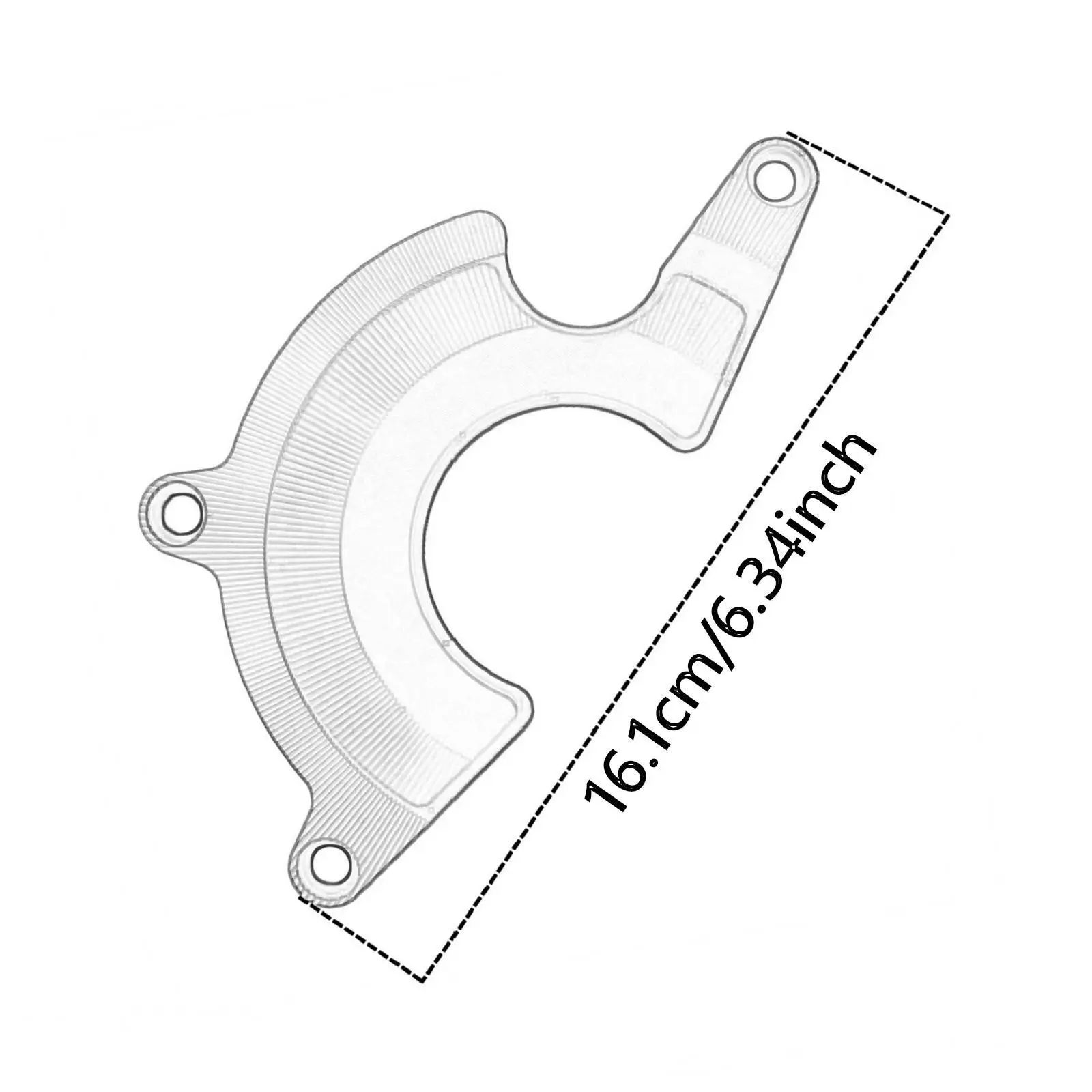 엔진 스테이터 충돌 방지 커버, 액세서리, 설치가 용이함, 전문 수리 부품 보호 장치는 알루미늄 합금을 대체합니다.