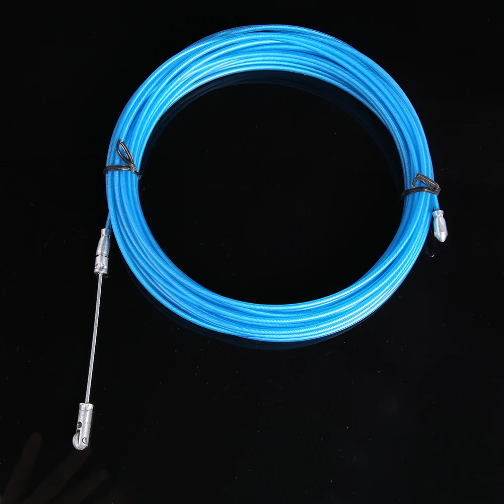 Electric Cable Puller Guide Device Fish Tape Reel Conduit Ducting Rodder Pulling Wheel Pushing for Wiring Installation