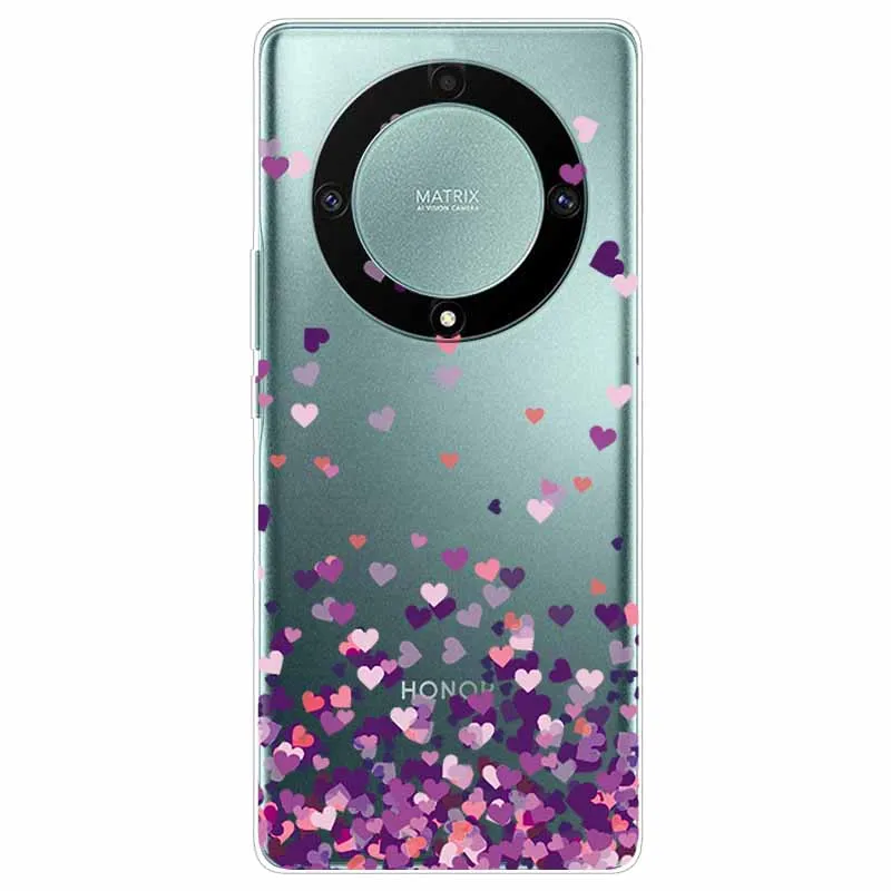 Transparent Cute Soft Silicone TPU Phone Case for Honor Magic 6 Lite 5G - Clear Protective Cover
