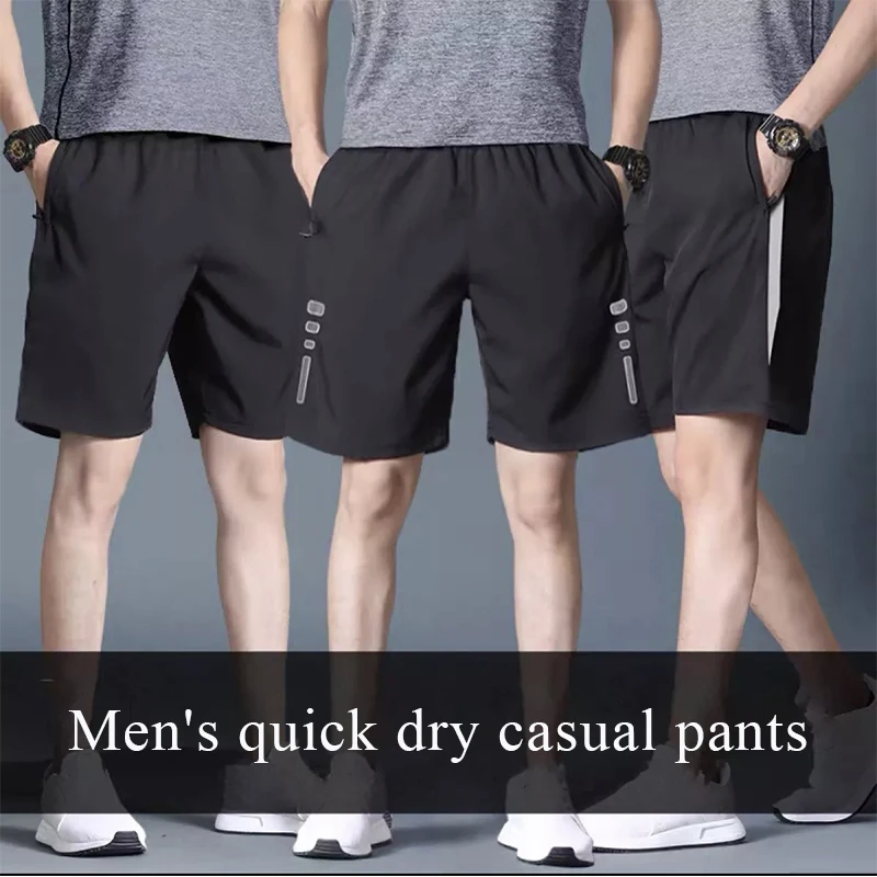 

Men's Shorts With Pocket Gym Bodybuilding Casual Loose Shorts Oggers Outdoor Fitness Beach Short Pants Basketball Shorts For Men